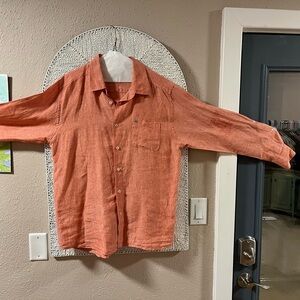 Quiksilver Burnt Orange Casual Shirt